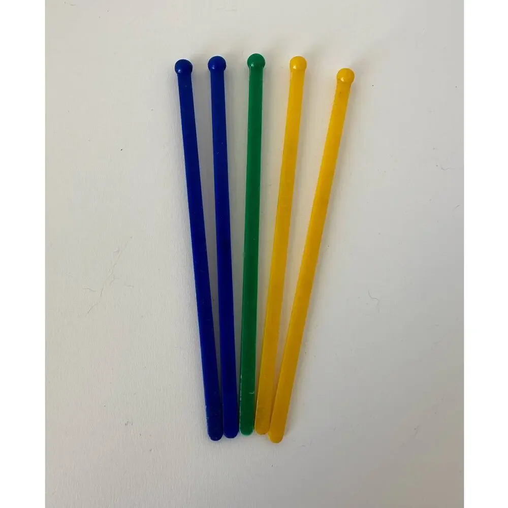 Vintage swizzle stir sticks,  set of 5 only available in a bundle